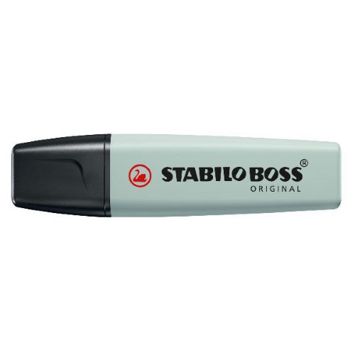 STABILO BOSS ORIGINAL NATURE COLORS EVIDENZIATORE PUNTA A SCALPELLO 2/5 mm FOGLIA DI TE' CONF 10 Pz.
